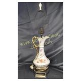 Vintage ewer style lamp