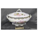 Hand painted serving dish