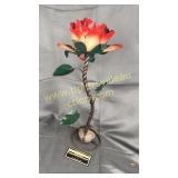 Garden metal art rose