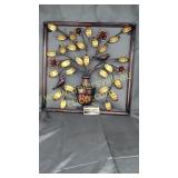 Metal wall art with birds