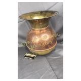 Brass spittoon