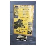 Vintage Tupelo Miller bros dairy advertising