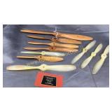 Model airplane propellers