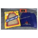 Vintage bicycle fender flaps with back reflector