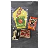 Tobacco pouch, package and cigar tin
