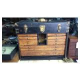 Vintage jewelers chest