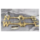 Cast weather vane arms