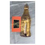 Vintage small Coca-Cola metal thermometer