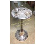 Vintage smoke stand missing one jar