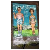 Vintage first family the Reagans paper dolls and