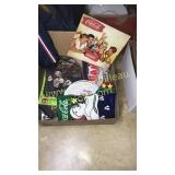 Box of coca-cola collectibles