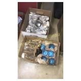 2 boxes of miscellaneous glass