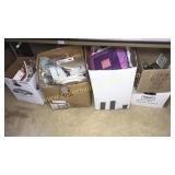 Group of 5 boxes misc glassware & household