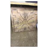 Group of 7 tin ceiling tiles