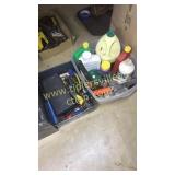 Two boxes Shop items and misc tools