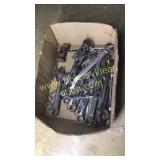 Box of wrenches & hammer heads
