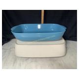 2 baking dishes