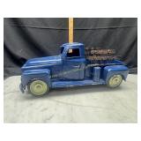Rustic Blue metal truck