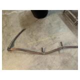 Antique farming scythe hay sickle
