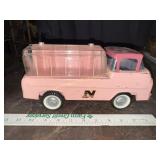 1960s nylint no.6200 pink ford econoline dog