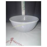 Fireking milk glass swirl bowl