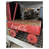Wooden Coca-Cola wagon made from drink crate