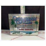 Caribbean cooler bar advertising mirror