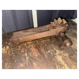 Antique wooden battle rattle alarm noisemaker