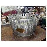 Large metal Beverage server tub
