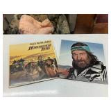 2 Willie Nelson vinyl records- honeysuckle rose