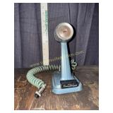 Vintage blue turner transistorized desk