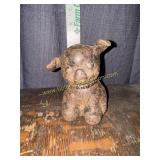 Cast dog coin bank possible Hubley Fido