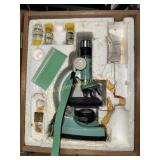 Vintage Tasco microscope kit- some accessories