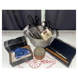Vintage scissors, advertising and more
