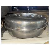 Aluminum roasting pan