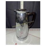 Universal chrome coffee thermos with bakelite