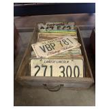 Drawer of car license plates