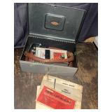 Penske tachometer in metal craftsman box