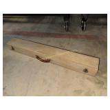 Long wooden case