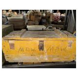 Yellow footlocker crate