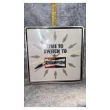 Champion parts store clock