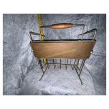 Mid century magazine rack
