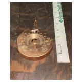 Copper copper frying pan kitchen thermometer