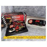 Two dale Jarret die cast NASCAR bank and model