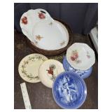 Basket of dishes