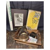 I love lucy items, rosette molds, stein trophy,