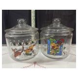 Winnie the Pooh glass canisters