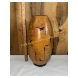 Dried gourd vase with cross