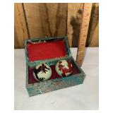 Vintage Chinese Baoding meditation balls dragon