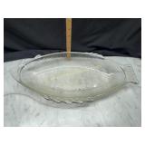 Glasbake fish baking dish
